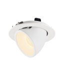 SLV 1006009 Numinos Gimble L Deckeneinbauleuchte Weiß 3000K 55° 11,5cm
