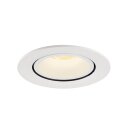 SLV 1006009 Numinos Gimble L Deckeneinbauleuchte Weiß 3000K 55° 11,5cm