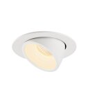 SLV 1006009 Numinos Gimble L Deckeneinbauleuchte Weiß 3000K 55° 11,5cm