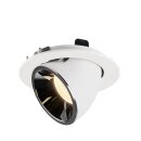 SLV 1006010 Numinos Gimble L Deckeneinbauleuchte Weiß/Chrom 3000K 55° 11,5cm