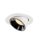 SLV 1006010 Numinos Gimble L Deckeneinbauleuchte Weiß/Chrom 3000K 55° 11,5cm