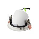 SLV 1006010 Numinos Gimble L Deckeneinbauleuchte Weiß/Chrom 3000K 55° 11,5cm