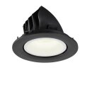 SLV 1006012 Numinos Gimble L Deckeneinbauleuchte Schwarz/Weiß 4000K 20° 11,5cm