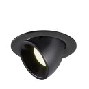 SLV 1006014 Numinos Gimble L Deckeneinbauleuchte Schwarz 4000K 40° 11,5cm
