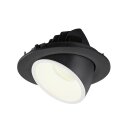 SLV 1006018 Numinos Gimble L Deckeneinbauleuchte Schwarz/Weiß 4000K 55° 11,5cm