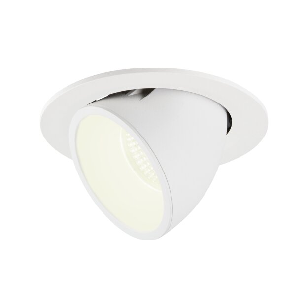 SLV 1006024 Numinos Gimble L Deckeneinbauleuchte Weiß 4000K 40° 11,5cm
