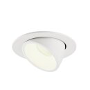 SLV 1006024 Numinos Gimble L Deckeneinbauleuchte Weiß 4000K 40° 11,5cm