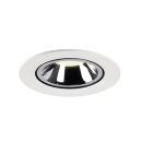 SLV 1006025 Numinos Gimble L Deckeneinbauleuchte Weiß/Chrom 4000K 40° 11,5cm