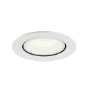 SLV 1006027 Numinos Gimble L Deckeneinbauleuchte Weiß 4000K 55° 11,5cm