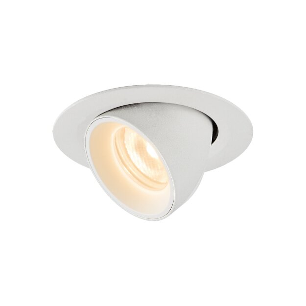SLV 1005826 Numinos Gimble XS Deckeneinbauleuchte Weiß 2700K 40° 5,7cm