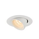 SLV 1005826 Numinos Gimble XS Deckeneinbauleuchte Weiß 2700K 40° 5,7cm