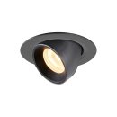 SLV 1005837 Numinos Gimble XS Deckeneinbauleuchte Schwarz...