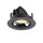 SLV 1005839 Numinos Gimble XS Deckeneinbauleuchte Schwarz/Chrom 3000K 55° 5,7cm