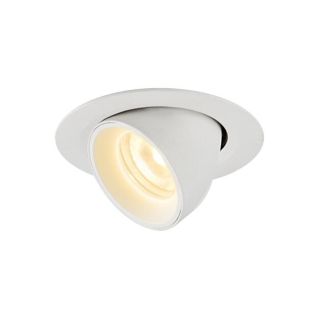 SLV 1005844 Numinos Gimble XS Deckeneinbauleuchte Weiß 3000K 40° 5,7cm