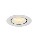 SLV 1005844 Numinos Gimble XS Deckeneinbauleuchte Weiß 3000K 40° 5,7cm
