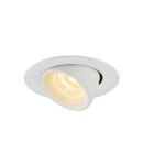 SLV 1005844 Numinos Gimble XS Deckeneinbauleuchte Weiß 3000K 40° 5,7cm