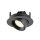 SLV 1005849 Numinos Gimble XS Deckeneinbauleuchte Schwarz 4000K 20° 5,7cm