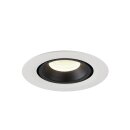 SLV 1005861 Numinos Gimble XS Deckeneinbauleuchte Weiß/Schwarz 4000K 40° 5,7cm