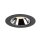 SLV 1006034 Numinos Gimble XL Deckeneinbauleuchte Schwarz/Chrom 2700K 40° 13,5cm