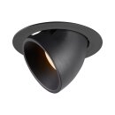 SLV 1006035 Numinos Gimble XL Deckeneinbauleuchte Schwarz 2700K 55° 13,5cm