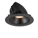 SLV 1006035 Numinos Gimble XL Deckeneinbauleuchte Schwarz 2700K 55° 13,5cm