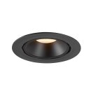 SLV 1006035 Numinos Gimble XL Deckeneinbauleuchte Schwarz 2700K 55° 13,5cm
