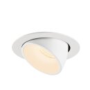 SLV 1006045 Numinos Gimble XL Deckeneinbauleuchte Weiß 2700K 55° 13,5cm
