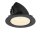 SLV 1006048 Numinos Gimble XL Deckeneinbauleuchte Schwarz/Weiß 3000K 20° 13,5cm