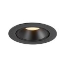 SLV 1006050 Numinos Gimble XL Deckeneinbauleuchte Schwarz 3000K 40° 13,5cm