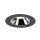 SLV 1006052 Numinos Gimble XL Deckeneinbauleuchte Schwarz/Chrom 3000K 40° 13,5cm