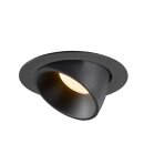 SLV 1006053 Numinos Gimble XL Deckeneinbauleuchte Schwarz 3000K 55° 13,5cm