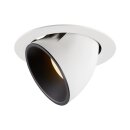 SLV 1006059 Numinos Gimble XL Deckeneinbauleuchte Weiß/Schwarz 3000K 40° 13,5cm