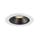 SLV 1006059 Numinos Gimble XL Deckeneinbauleuchte Weiß/Schwarz 3000K 40° 13,5cm