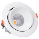 SLV 1006060 Numinos Gimble XL Deckeneinbauleuchte Weiß 3000K 40° 13,5cm