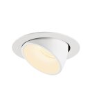 SLV 1006063 Numinos Gimble XL Deckeneinbauleuchte Weiß 3000K 55° 13,5cm