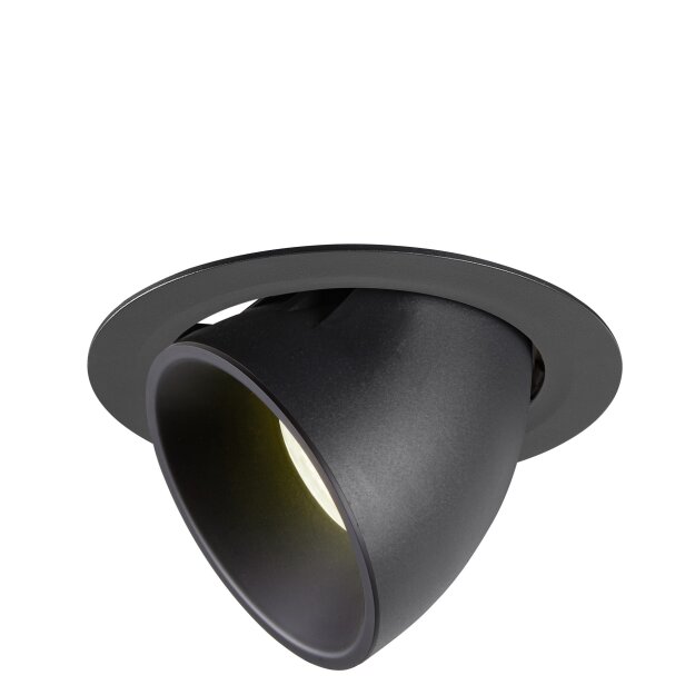 SLV 1006065 Numinos Gimble XL Deckeneinbauleuchte Schwarz 4000K 20° 13,5cm