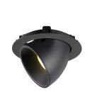 SLV 1006065 Numinos Gimble XL Deckeneinbauleuchte Schwarz 4000K 20° 13,5cm