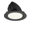 SLV 1006069 Numinos Gimble XL Deckeneinbauleuchte Schwarz/Weiß 4000K 40° 13,5cm