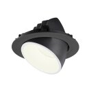 SLV 1006069 Numinos Gimble XL Deckeneinbauleuchte Schwarz/Weiß 4000K 40° 13,5cm