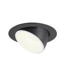 SLV 1006069 Numinos Gimble XL Deckeneinbauleuchte Schwarz/Weiß 4000K 40° 13,5cm