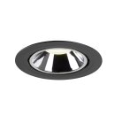 SLV 1006073 Numinos Gimble XL Deckeneinbauleuchte Schwarz/Chrom 4000K 55° 13,5cm