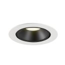 SLV 1006077 Numinos Gimble XL Deckeneinbauleuchte Weiß/Schwarz 4000K 40° 13,5cm