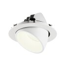 SLV 1006078 Numinos Gimble XL Deckeneinbauleuchte Weiß 4000K 40° 13,5cm