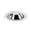 SLV 1006082 Numinos Gimble XL Deckeneinbauleuchte Weiß/Chrom 4000K 55° 13,5cm