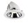 SLV 1006082 Numinos Gimble XL Deckeneinbauleuchte Weiß/Chrom 4000K 55° 13,5cm