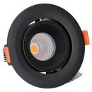 SLV 1005325 Numinos Move S Deckeneinbauleuchte Schwarz 2700K 55° 6,35cm