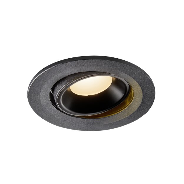 SLV 1005337 Numinos Move S Deckeneinbauleuchte Schwarz 3000K 20° 6,35cm