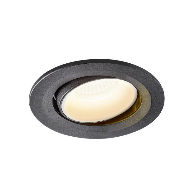 SLV 1005344 Numinos Move S Deckeneinbauleuchte Schwarz/Weiß 3000K 55° 6,35cm