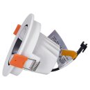 SLV 1005351 Numinos Move S Deckeneinbauleuchte Weiß/Chrom 3000K 40° 6,35cm