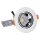 SLV 1005354 Numinos Move S Deckeneinbauleuchte Weiß/Chrom 3000K 55° 6,35cm